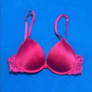 Victoria's Secret Vibrant Pink Lace Bra